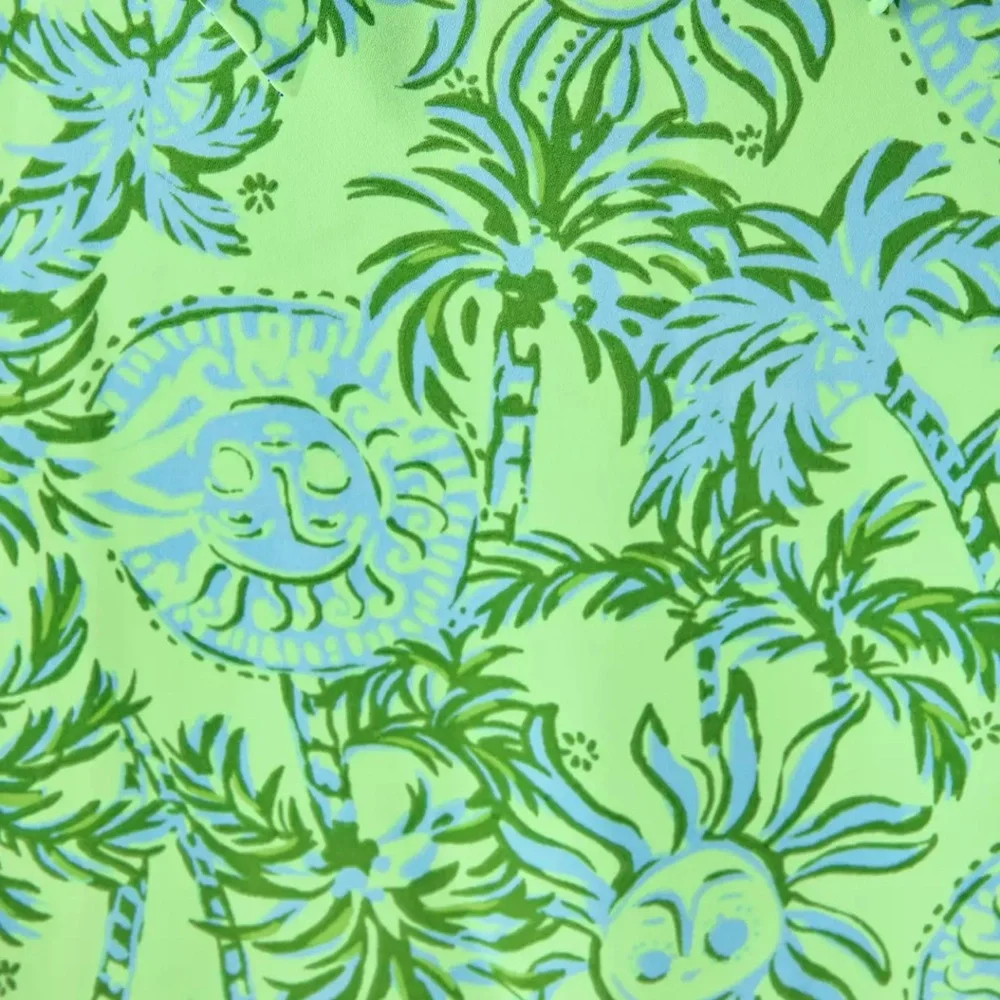 NWT Lilly Pulitzer 14 OLIVINE SHORT SLEEVE DRESS “Cool Mint” MSRP $198 sz 14 - Picture 5 of 9